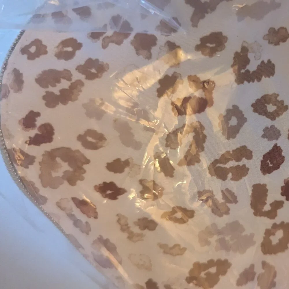 NWT 2pc Sonia Kashuk Makeup Bag Set Animal Print Designer Christmas Holiday Gift